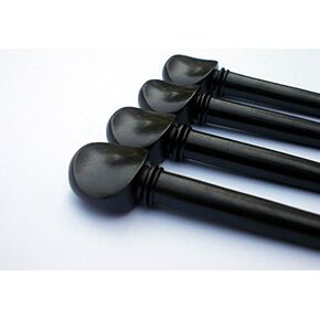 Violin Pegs Swiss Model Ebony Wood 4/4 Shaft 45/9/7Mm 4 Pcs (1 Set)