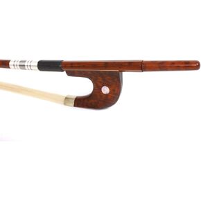 Double Bass German bow 3/4 Snake wood Nice inlay Natural Mongolia Horsehair Well Balance Handmade