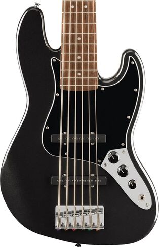 سلسلة Squier Affinity Series Jazz Bass VI 6 سلسلة - أسود in Saudi Arabia