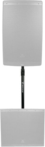 Rockville 20" Mounting Pole from Subwoofer to Speaker, Heavy Duty Steel, Black, 20 inch (RSP20) in Saudi Arabia