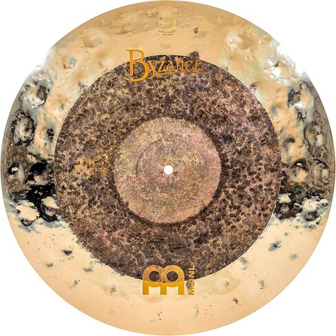 Meinl Cymbals Byzance 19" Dual Crash — Made in Turkey — Hand Hammered B20 Bronze, 2-Year Warranty, B19DUC in Saudi Arabia