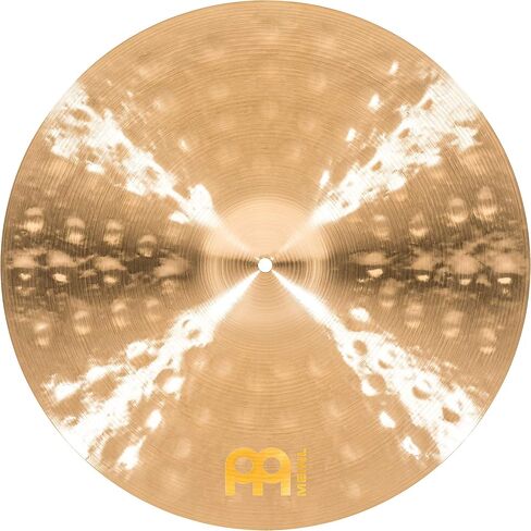 Meinl Cymbals Byzance 19" Dual Crash — Made in Turkey — Hand Hammered B20 Bronze, 2-Year Warranty, B19DUC in Saudi Arabia