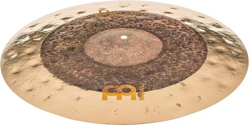 Meinl Cymbals Byzance 19" Dual Crash — Made in Turkey — Hand Hammered B20 Bronze, 2-Year Warranty, B19DUC in Saudi Arabia