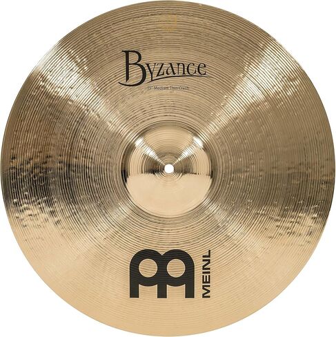 Meinl Cymbals Byzance 19" Dual Crash — Made in Turkey — Hand Hammered B20 Bronze, 2-Year Warranty, B19DUC in Kuwait