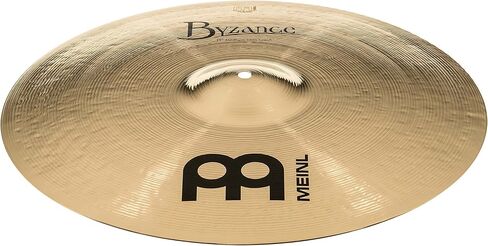 Meinl Cymbals Byzance 19" Dual Crash — Made in Turkey — Hand Hammered B20 Bronze, 2-Year Warranty, B19DUC in Kuwait