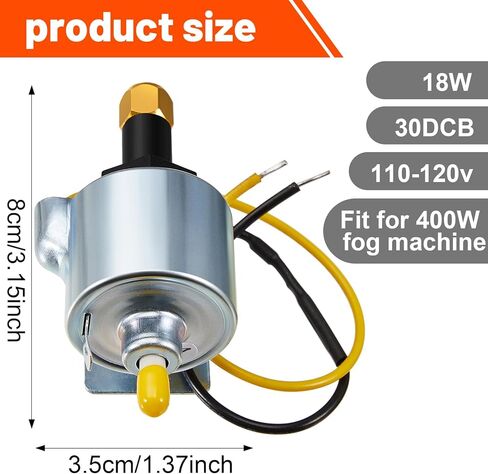 2 قطعة آلة الضباب مضخة زيت مضخة الضباب آلة الضباب مضخة زيت الضباب الهالوين جزء آلة الضباب المهنية المرحلة ضوء DJ المعدات جزء ، 30DCB 18 واط يصلح لآلة الضباب 400 واط الهالوين آلة الضباب جزء in Kuwait