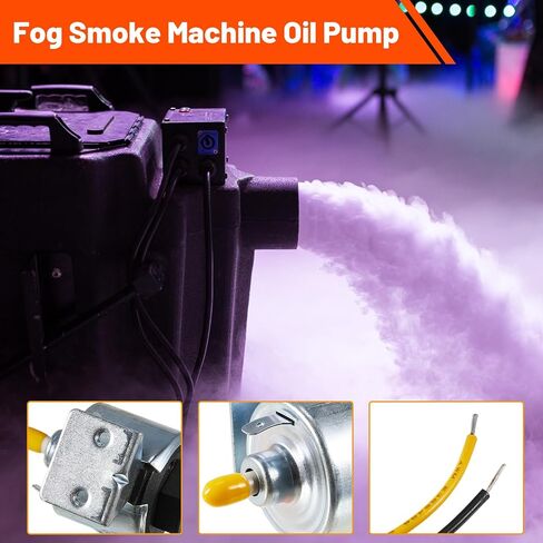 2 قطعة آلة الضباب مضخة زيت مضخة الضباب آلة الضباب مضخة زيت الضباب الهالوين جزء آلة الضباب المهنية المرحلة ضوء DJ المعدات جزء ، 30DCB 18 واط يصلح لآلة الضباب 400 واط الهالوين آلة الضباب جزء in Kuwait
