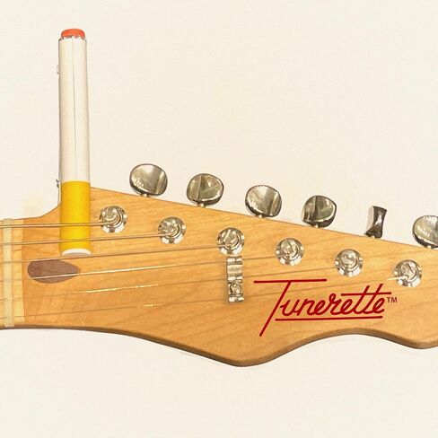 Tunerette™ Clip-On Guitar Tuner - قم بتشغيل نغمتك بأناقة! مثالية للجيتار الكهربائي والصوتي والباس، بالإضافة إلى القيثارة - USB C قابلة لإعادة الشحن، ضبط دقيق مع تويست روك ستار القديم in Saudi Arabia