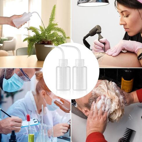 6 pcs 16 oz Tattoo Wash Bottle Squeeze,500ml LDPE Plastic Squeeze Lab Washing Bottle, Lash Water Bottle,Tattoo Supplies in Saudi Arabia