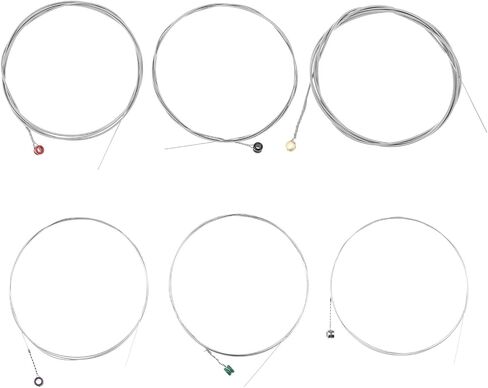 ECSiNG 1 Set (6PCS) Electric Guitar Strings 009-042 Replacement High Carbon Steel Strings for Electric Guitar Nickel-plated Strings Musical Instrument Accessories in Saudi Arabia