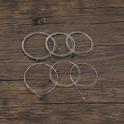 ECSiNG 1 Set (6PCS) Electric Guitar Strings 009-042 Replacement High Carbon Steel Strings for Electric Guitar Nickel-plated Strings Musical Instrument Accessories in Saudi Arabia