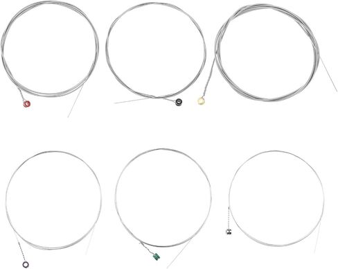 ECSiNG 1 Set (6PCS) Electric Guitar Strings 009-042 Replacement High Carbon Steel Strings for Electric Guitar Nickel-plated Strings Musical Instrument Accessories in Saudi Arabia