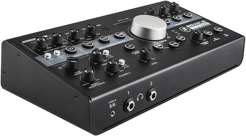Mackie Big Knob Studio Plus Monitor Controller & Interface Bundle w/Samson Over-Ear Stereo Headphones, 2-Pack Pig Hog 8mm Mic Cable and Liquid Audio Polishing Cloth in Saudi Arabia