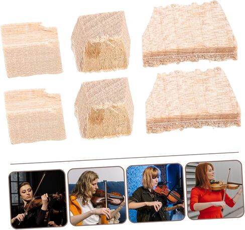 Toyvian 2 Sets Violin Bow Cork Fiddlestick Wedges Balanced Bow Wedges Violin Bow Hold Tool Music Instrument in Saudi Arabia