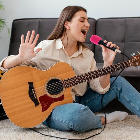 10 Pcs Colorful Foam Mic Cover Microphone Windscreen Covers Thick Foam Covers for Microphone Reusable Micro Foam Filter for Most Handheld Stage Microphone for KTV in Saudi Arabia