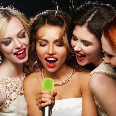 10 Pcs Colorful Foam Mic Cover Microphone Windscreen Covers Thick Foam Covers for Microphone Reusable Micro Foam Filter for Most Handheld Stage Microphone for KTV in Saudi Arabia