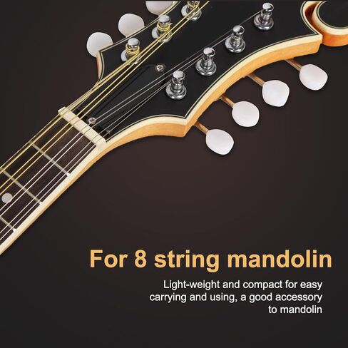 Acoustic Guitar Nuts, 3 Pcs Mandolin Bone Nut String Nut Bone Saddle Nut 8 String Mandolin Nut Slots Real Bone Bridge Nut Saddle Blank for Mandolin Replacement Repair Accessories in Saudi Arabia