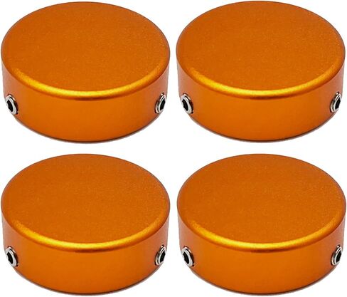 Footswitch Topper Metal Buttons with 3 Set Screws and Rubber Insert for Guitar Effect Pedal Foot Switch 10mm, Pink 4pcs in Saudi Arabia