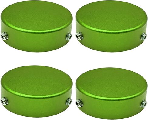 Footswitch Topper Metal Buttons with 3 Set Screws and Rubber Insert for Guitar Effect Pedal Foot Switch 10mm, Pink 4pcs in Saudi Arabia