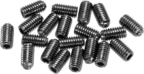 MECCANIXITY Guitar Bridge Saddle Height Adjustment Screws Metric M3x8 Silver for Electric Guitars Bridge 20pcs in Saudi Arabia