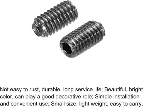 MECCANIXITY Guitar Bridge Saddle Height Adjustment Screws Metric M3x8 Silver for Electric Guitars Bridge 20pcs in Saudi Arabia
