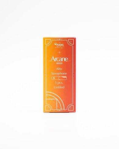 Syos Arcane Alto Saxophone Reeds 3.5 - Easy to Control Alto Sax Reeds 3.5 for a Warm and Rich Sound - Unfiled Reeds for Alto Saxophone Mouthpiece - Alto Saxophone Reeds Box of 5 in Saudi Arabia