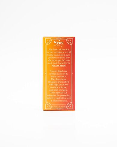 Syos Arcane Alto Saxophone Reeds 3.5 - Easy to Control Alto Sax Reeds 3.5 for a Warm and Rich Sound - Unfiled Reeds for Alto Saxophone Mouthpiece - Alto Saxophone Reeds Box of 5 in Saudi Arabia