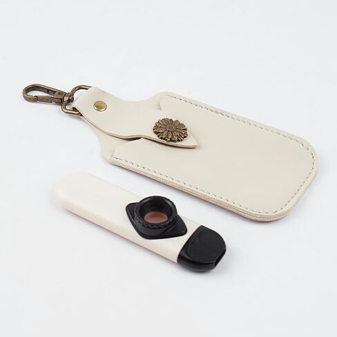 Kazoo with Leather Case for Kids and Adults with 5 Membranes, Neck Hanging Lace and Pocket Bag, A Musical Instrument Gift for All Ages(1-White) in Kuwait