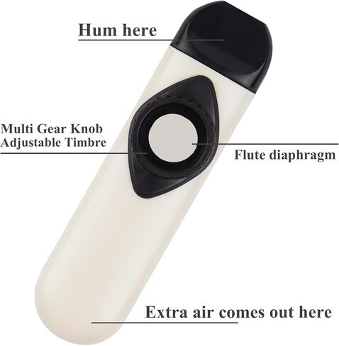 Kazoo with Leather Case for Kids and Adults with 5 Membranes, Neck Hanging Lace and Pocket Bag, A Musical Instrument Gift for All Ages(1-White) in Kuwait