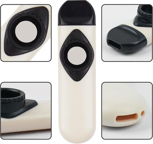Kazoo with Leather Case for Kids and Adults with 5 Membranes, Neck Hanging Lace and Pocket Bag, A Musical Instrument Gift for All Ages(1-White) in Kuwait