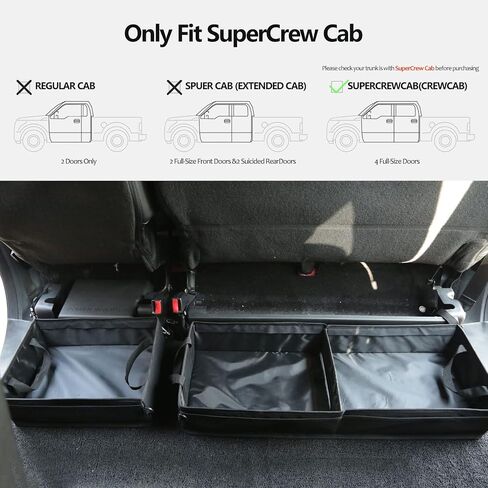 2 حزمة منظم صندوق تخزين تحت المقعد من Tesla Model Y، ABS مطور + TPE صندوق تخزين مخفي بطبقة مزدوجة، منظم تخزين قابل للغسل تحت المقعد يناسب ملحقات Tesla Model Y 2021-2024 in Saudi Arabia