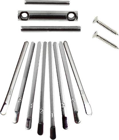 مجموعة قطع غيار بيانو كاليمبا الإبهام المكونة من 8 مفاتيح يمكنك صنعها بنفسك مع الجسر والسرج وحزمة ملحقات الأجهزة in Kuwait