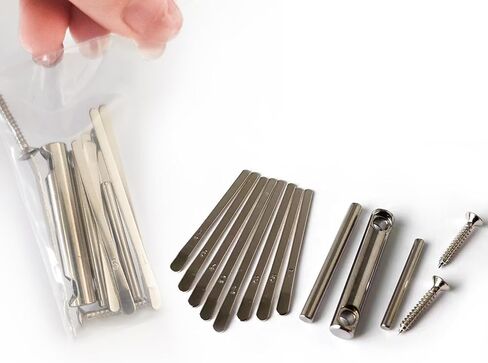 مجموعة قطع غيار بيانو كاليمبا الإبهام المكونة من 8 مفاتيح يمكنك صنعها بنفسك مع الجسر والسرج وحزمة ملحقات الأجهزة in Kuwait