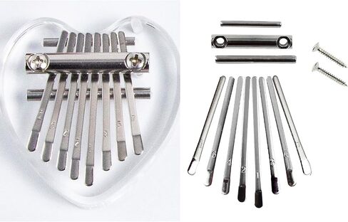 مجموعة قطع غيار بيانو كاليمبا الإبهام المكونة من 8 مفاتيح يمكنك صنعها بنفسك مع الجسر والسرج وحزمة ملحقات الأجهزة in Kuwait