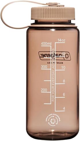 Nalgene Sustain Tritan BPA-Free Water Bottle Made with Material Derived from 50% Plastic Waste, 16 OZ, Wide Mouth, Denim in Kuwait