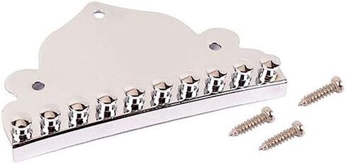 Alnicov 10 String Mandolin Tailpiece，with Screws，for Guitar or Mandolin Replacement Parts Accessories in Saudi Arabia