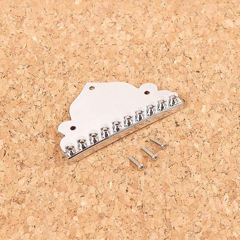 Alnicov 10 String Mandolin Tailpiece，with Screws，for Guitar or Mandolin Replacement Parts Accessories in Saudi Arabia