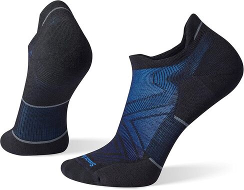 Smartwool Mens Run Targeted Cushion Low Ankle Socks Pewter Blue Medium in Kuwait