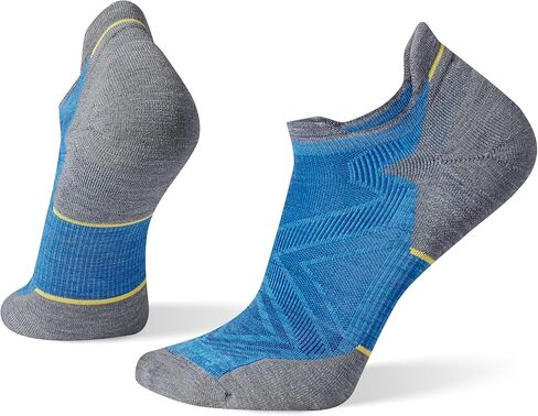 Smartwool Mens Run Targeted Cushion Low Ankle Socks Pewter Blue Medium in Kuwait