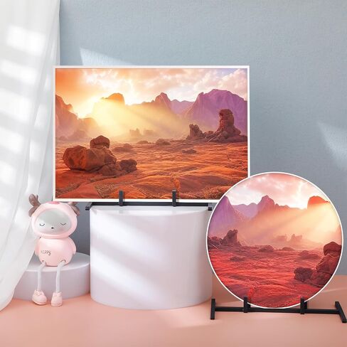 4 Pcs Gold Brass Metal Display Stands for Glass Art Small Easel Tabletop 7.87x 3.94 x 0.98 Inch for Displaying Tiles, Plaques, Picture, Collectibles, Glass Fusion, Photo Office Trade Show in Saudi Arabia