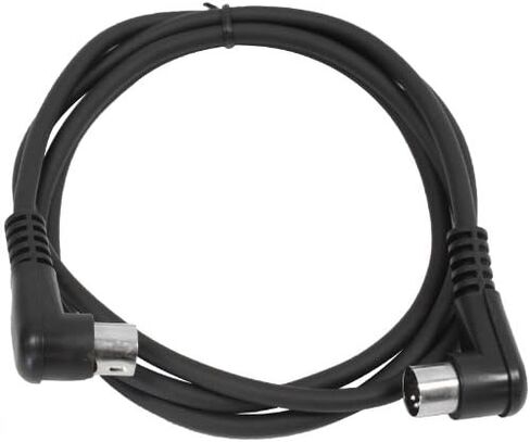 Seismic Audio - SAMIDI3R - MIDI Right Angle 5 Pin 3 Foot Data Cable - Patch Cord in Saudi Arabia