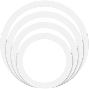 Drum Mute Rings Drum Muffler Rings Drum Silencers Drum Percussion Accessories Drum Mute Pads for Drums Tone Control, Black