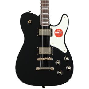 إصدار محدود من Paranormal Troublemaker Telecaster® Deluxe، لوحة أصابع Laurel، واقي Parchment Pickguard، أجزاء معدنية ذهبية، أسود in Kuwait