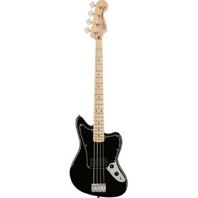 Squier Affinity Series Jaguar Bass, Black, Maple Fingerboard