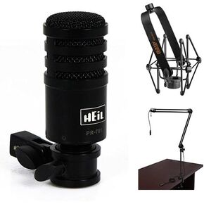 HeiL PR781 Orginal Performance Studio Microphone with Suspension Shockmount and Two-Section Broadcast Arm