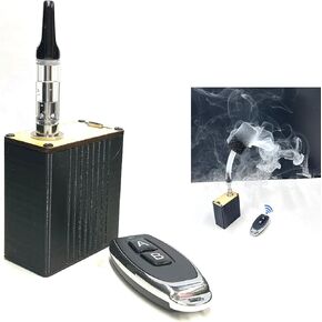 Mini Fog Machine,Smoke Machine for Outdoor Events DJ Parties Photography,Indoor Stage Effects,Halloween (Rectangle Black)