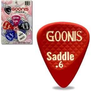 Goonis Saddle Guitar Picks | 1.0 | Guitar Picks For Acoustic & Electric Guitars | Bass Picks | Unique Saddle Design For Better Grip | Guitar & Bass Accessories