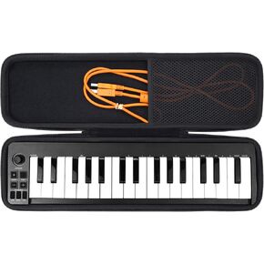 Khanka Hard Travel Case Replacement for M-Audio Keystation Mini 32 MK3 Ultra-Portable 32-Key USB MIDI Keyboard Controller, Case Only by Khanka