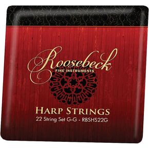 Roosebeck Harp String Set, 22, G - G