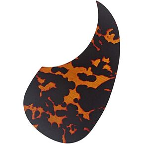 Vaguelly Bass Pickguards PVC Universal Folk Acoustic Guitar Pickguard Teardrop Shape Self- adhesive Guitar Pickguard Sticker Guitar Decor
